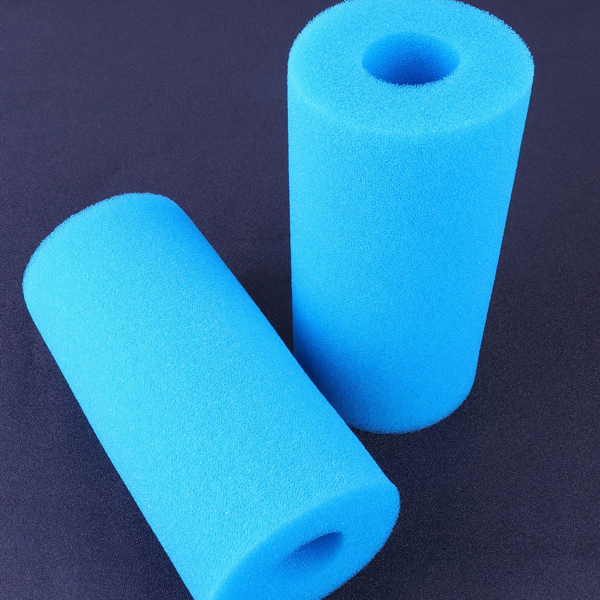 Fish Tank Filter - 4 шт. синих цилиндрических фильтрующих губок