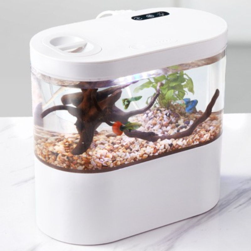 Aquarium Fish Betta - Креативный мини-аквариум для рабочего стола с
