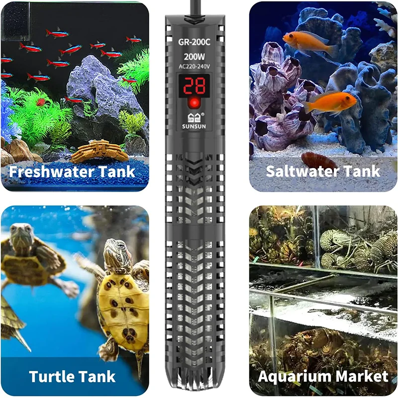 Погружной нагреватель для аква – обзор и цена Fish Tank Heater