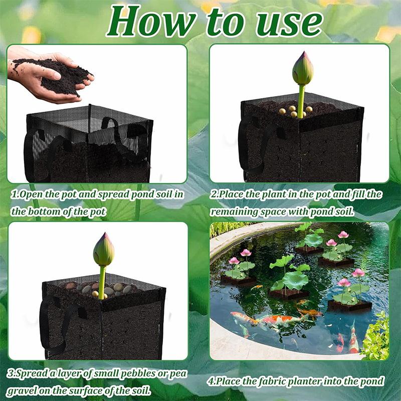 Набор из 4 черных сетчатых кор – обзор и цена Aquarium Plants